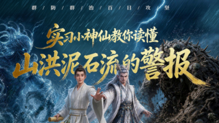 群防群治百日攻坚｜实习小神仙上岗 化解山洪泥石流危机